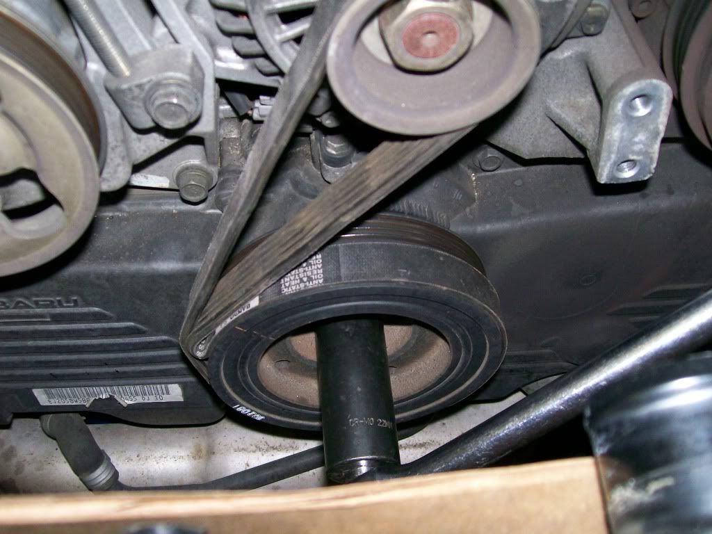 subaru crank pulley bolt removal Pictures, Images and Photos